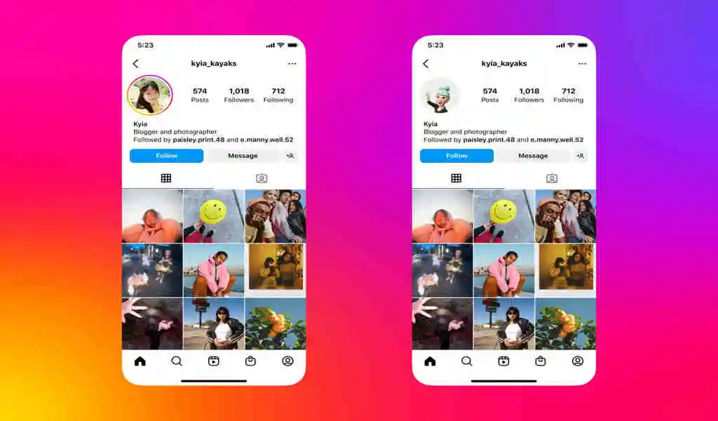 New Instagram Profile Photo Flips Between Your Avatar And Picture