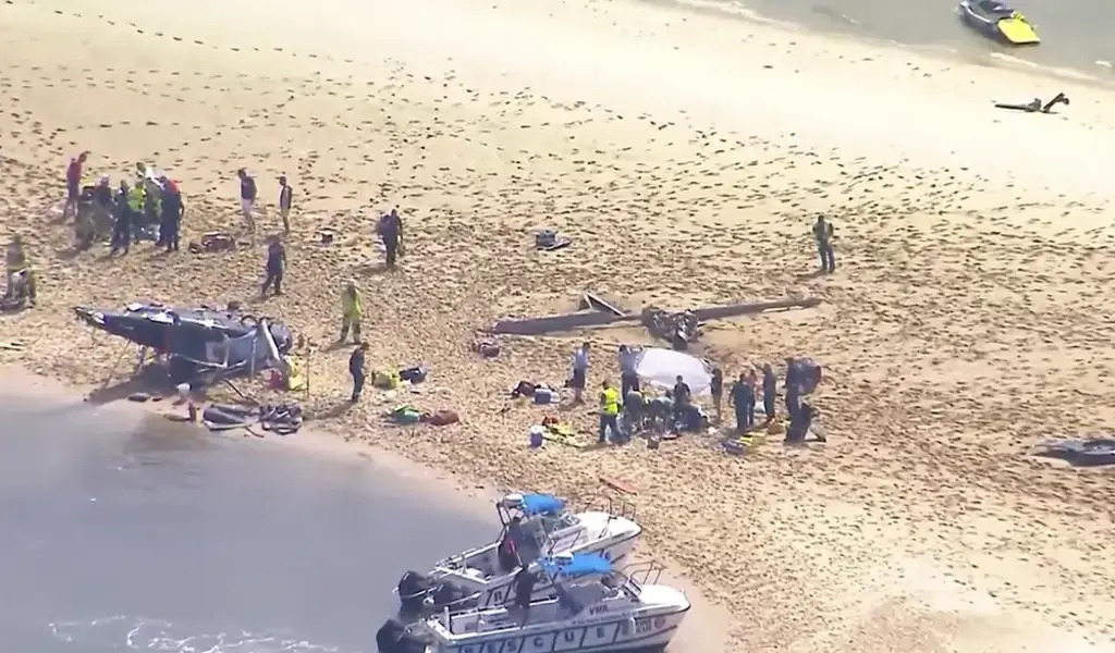 Helicopter Collision Over Australia's Gold Coast Kills 4 Passengers