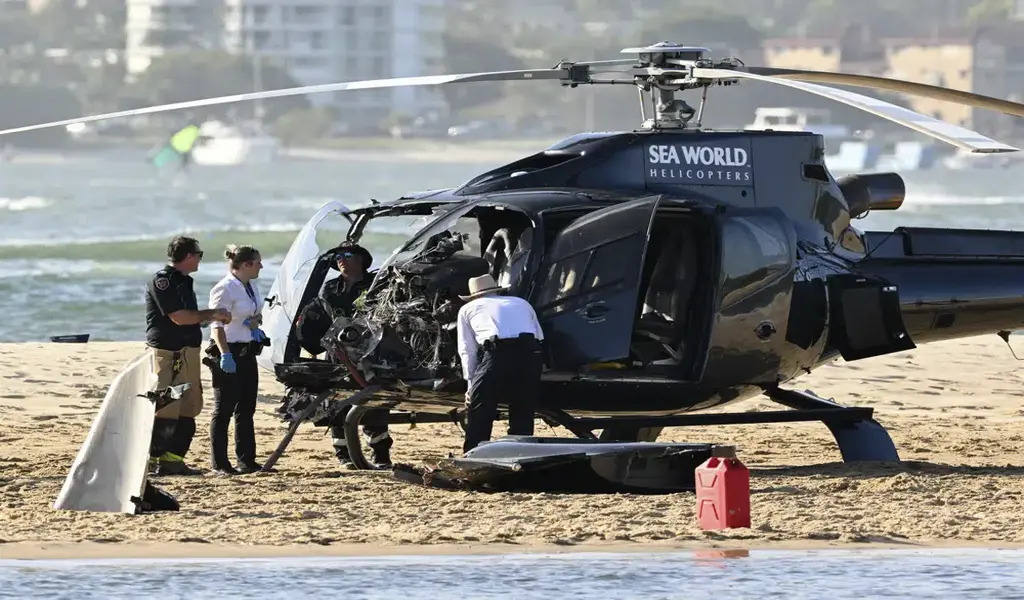 Helicopter Collision Over Australia's Gold Coast Kills 4 Passengers