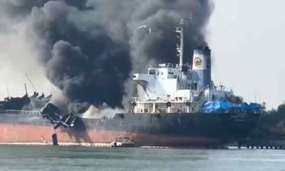 Oil Tanker Explodes South of Bangkok