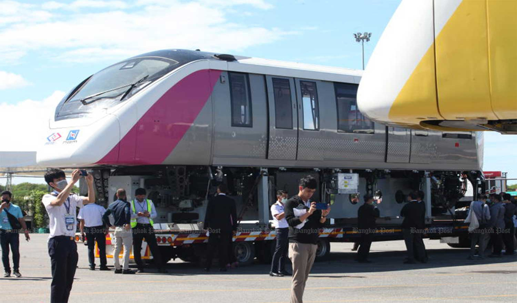 Pink Line Monorail Project Is 95
