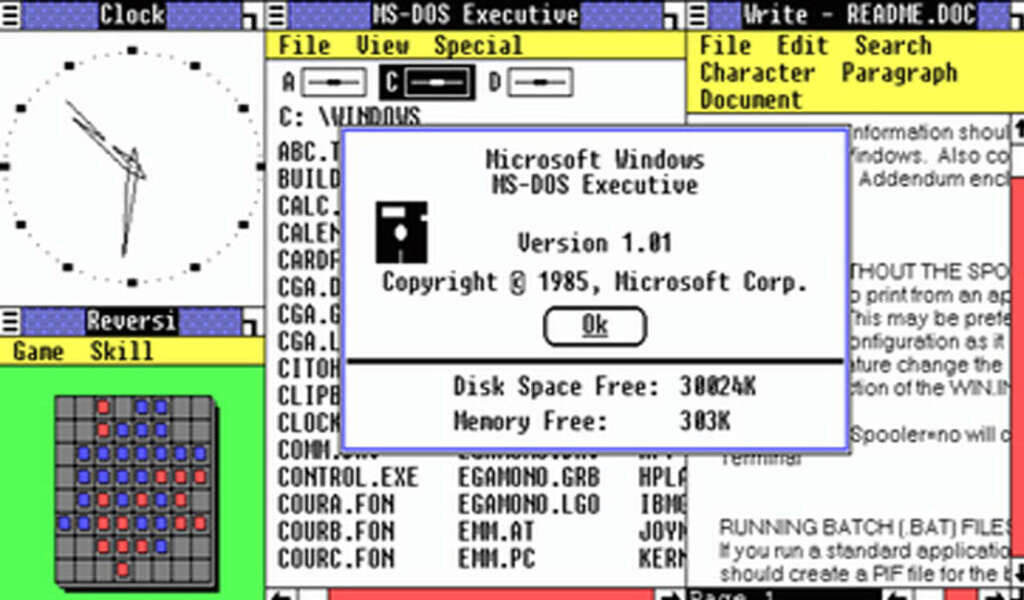 Windows 1 1