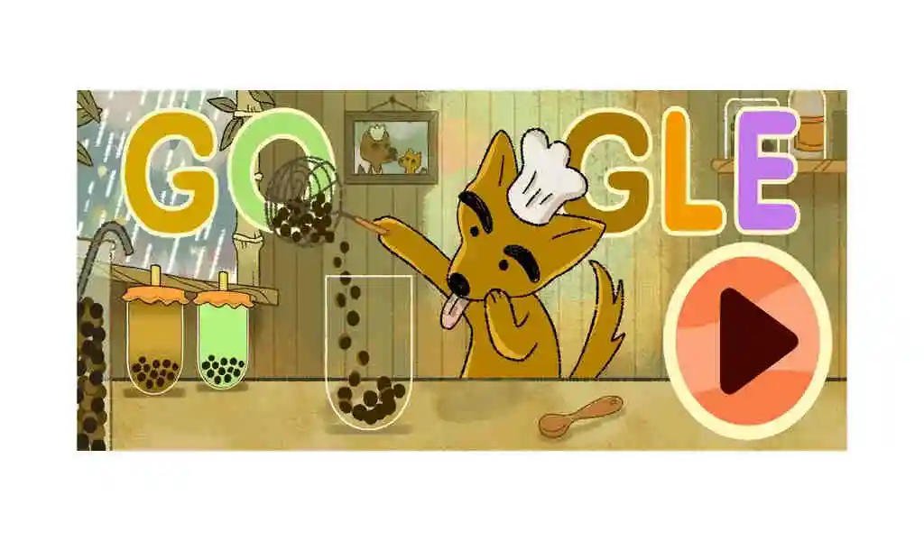 The Google Doodle Game Celebrates Bubble Tea