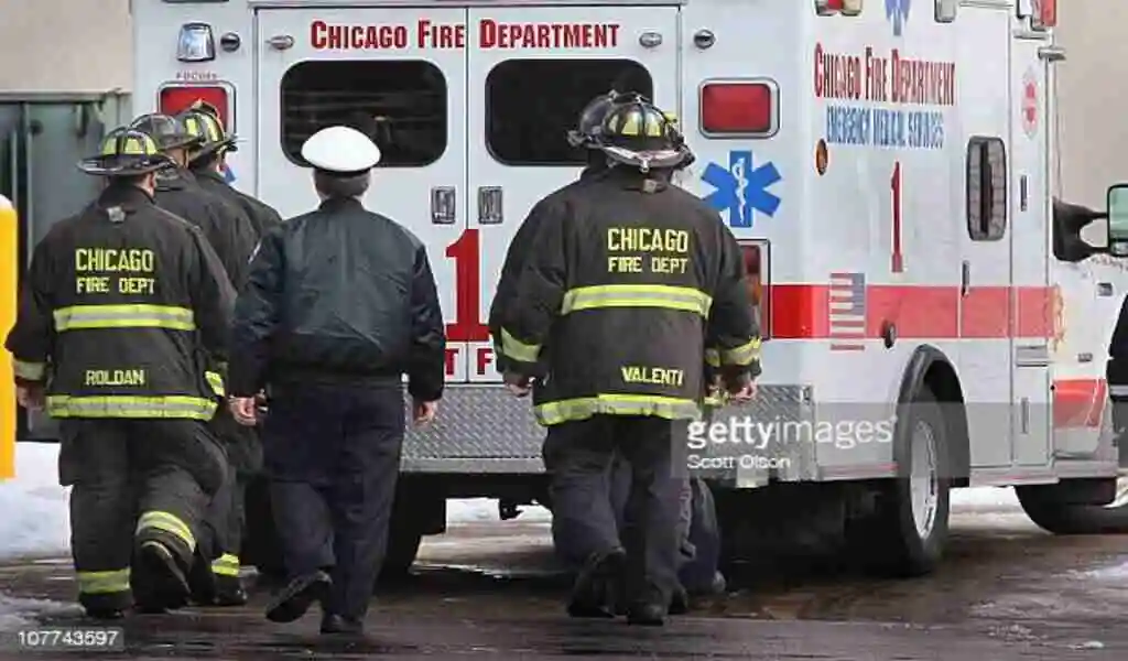 Chicago Fire Department Battles An Extra-Alarm Warehouse Fire