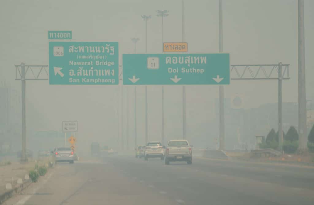 Bushfires Being Blamed for Severe Haze Blanketing Chiang Mai