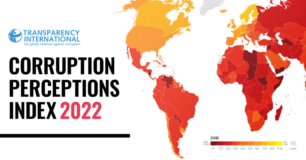 Thailand Scores 36 Out of 100 in the 2022 Corruption Perceptions Index