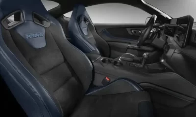 Interior Of 2024 Ford Mustang Dark Horse Revealed In Blue And Black