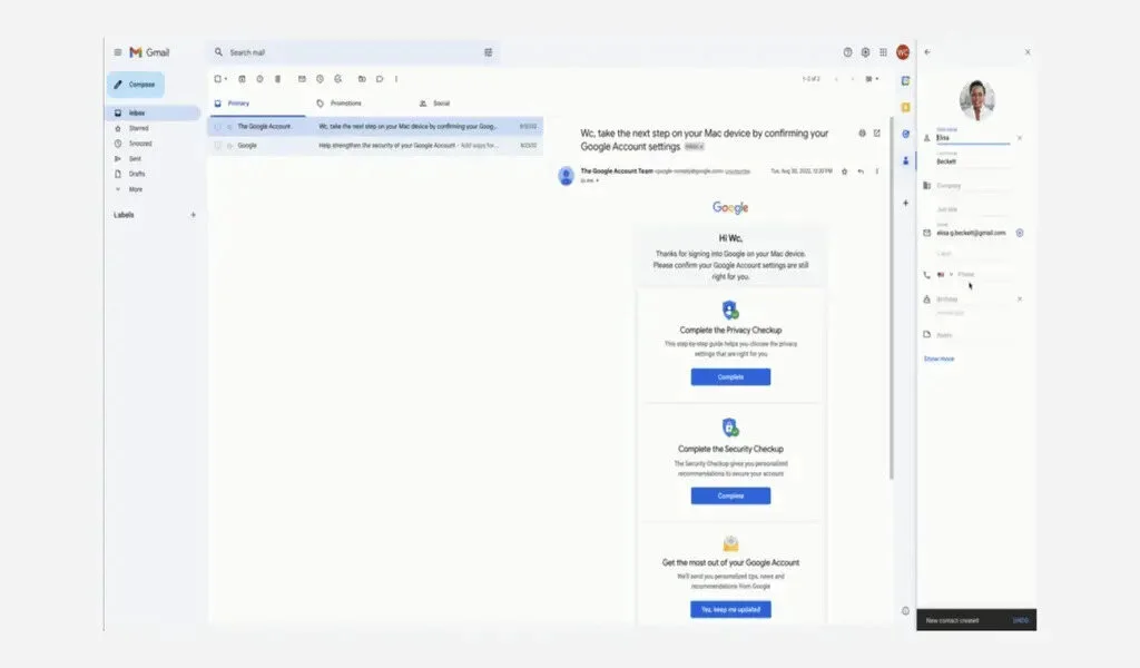 Now You Can Edit Google Contacts Right From Gmail
