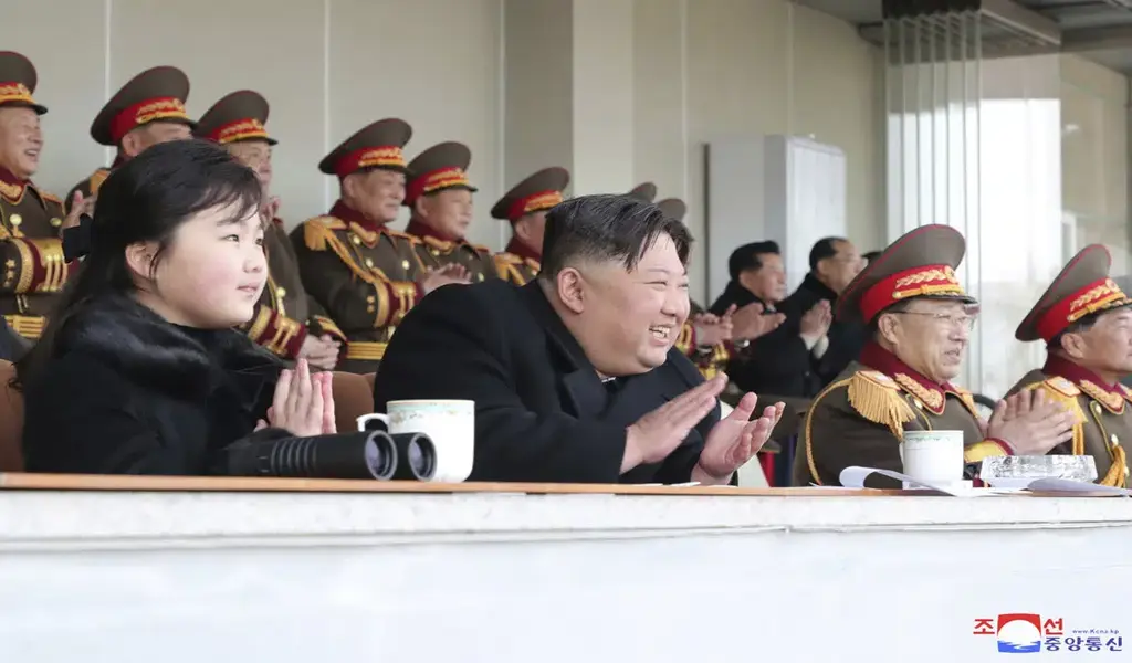 North Korean Leader Watches Soccer Match With Daughter
