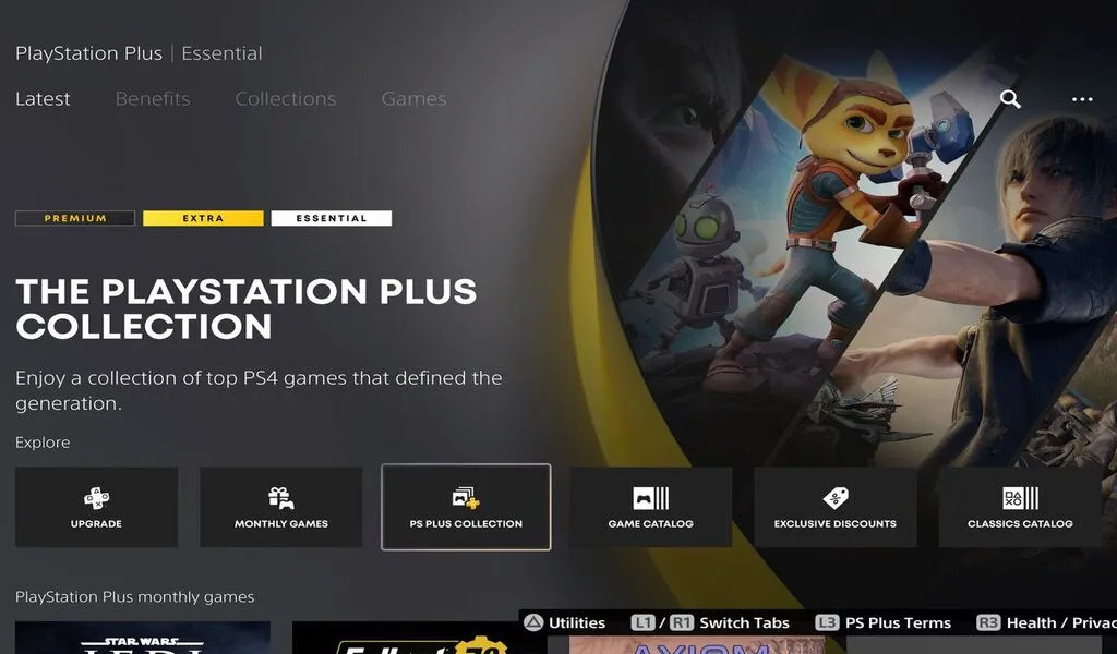 Sony To remove its PS Plus Colle