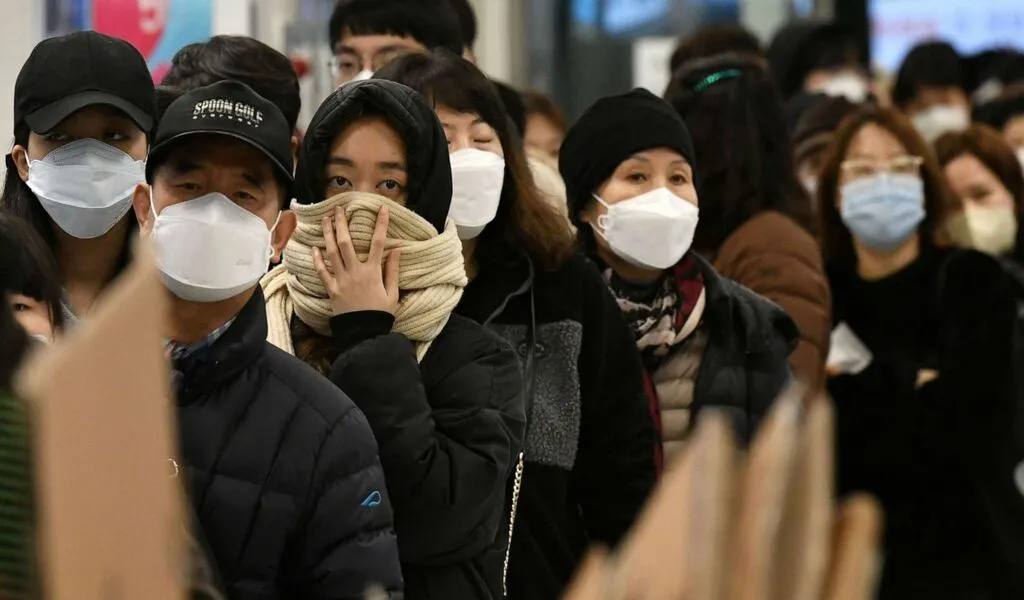 South Korea Reports 14,961 COVID-19 Cases Versus 19,000 A Week Earlier