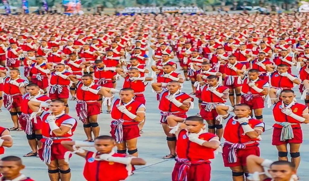 Thailand Sets New Guinness World Record for largest Muay Thai Ceremony