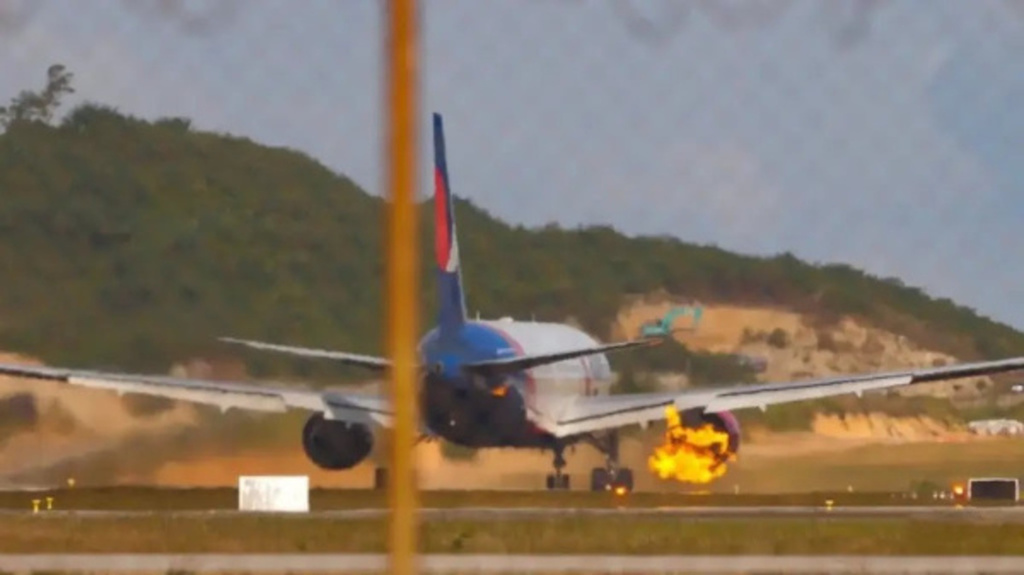 Azur Air Boeing 767 Engine Erupts in Flames During Takeoff in Phuket, Thailand