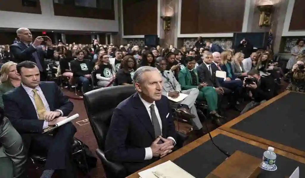 Starbucks CEO Defends The Union Stance In Front Of The Senate