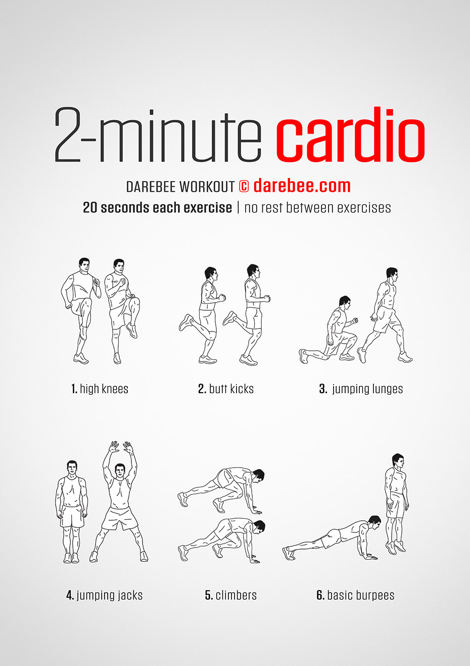 2minute cardio workout