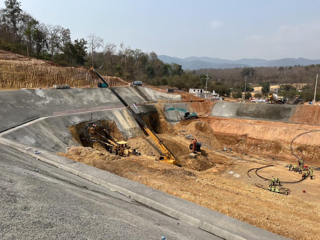 Excavation Begin on 6.2-Kilometer Railway Tunnel in Chiang Rai