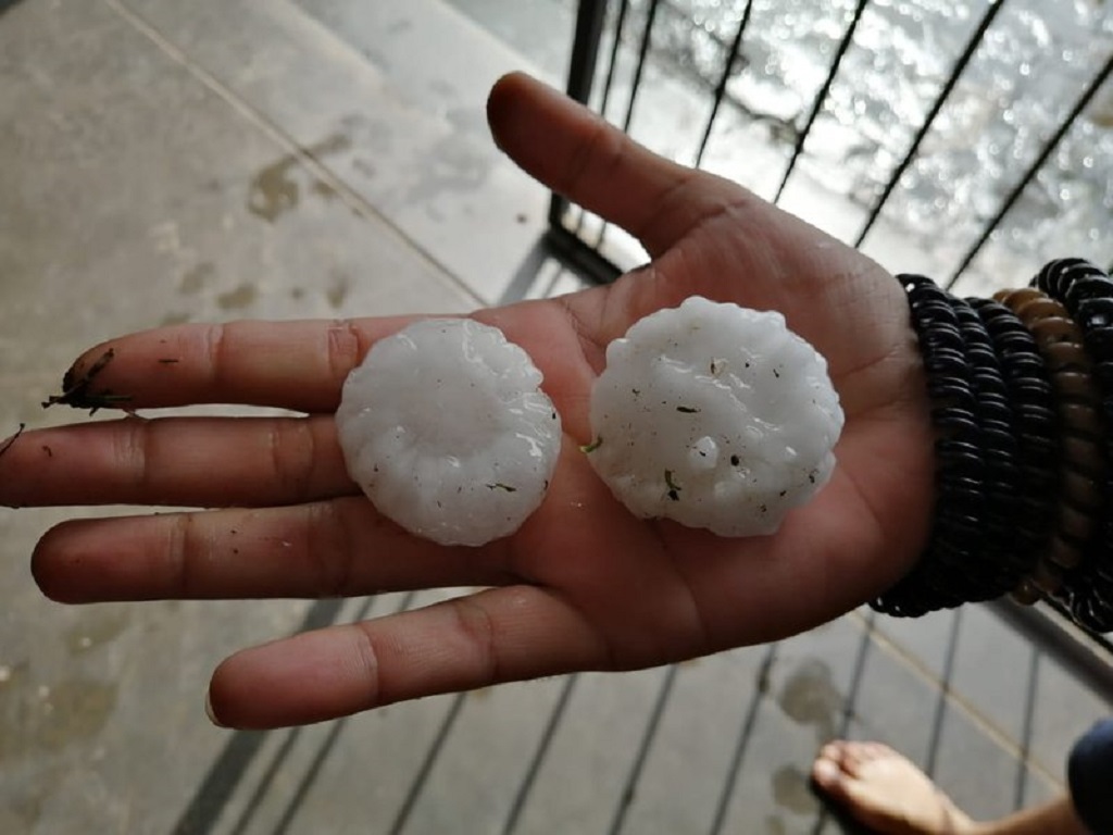 Freak Hail Storm Damages 570 Homes in Northern Thailand's Chiang Mai