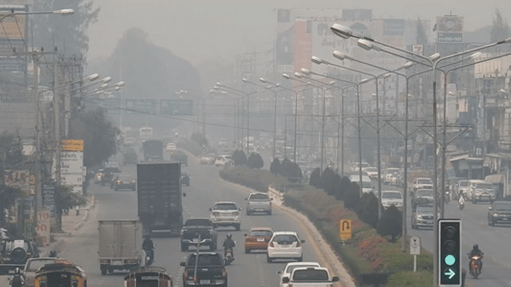 Toxic haze Chiang Rai Thailand