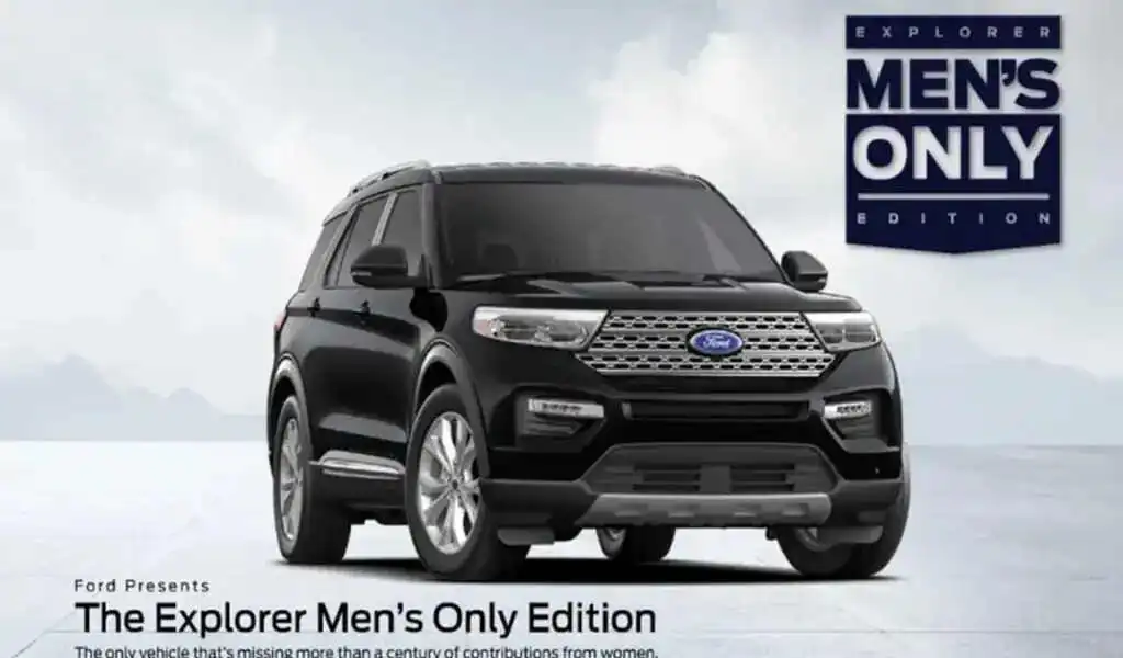 The Ford Explorer SUV 'Men's Only Edition' Is Terrible