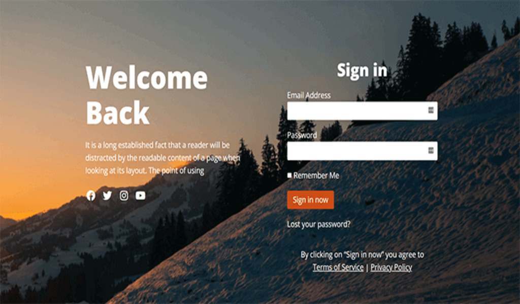 seedprod example login page