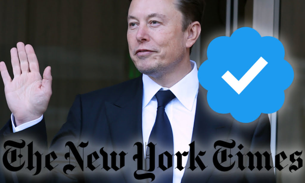 New York Times Slams Elon Musk Over Blue Tick Removal