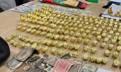 Chinese Arrested in Fake Gold Scam With 200 Fake Ingots
