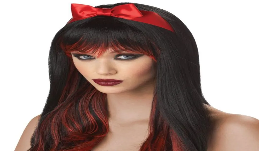Red And Black Wig Styles for Cosplay