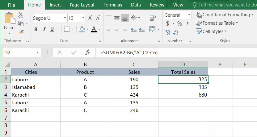 excel sheet results
