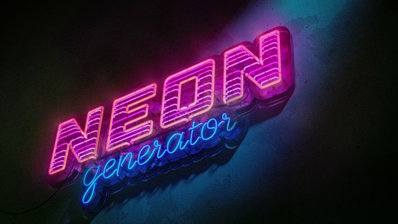 neon sign generator