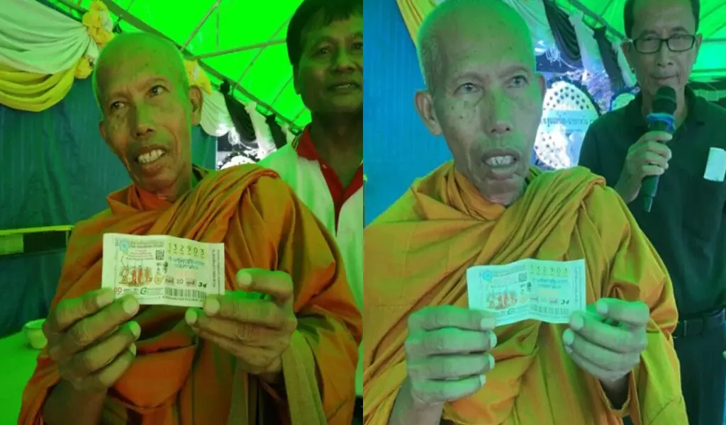 Buddhist Monk Wins 6 Million Baht Jackpot in Thailand