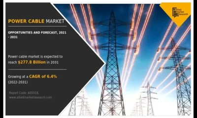 Power Cable Market Analysis By Distribution Type, Voltage Rating, End Use, And Region 2022-2031