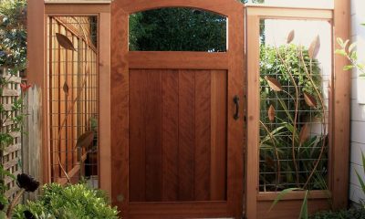 Privacy With a Wooden Gate