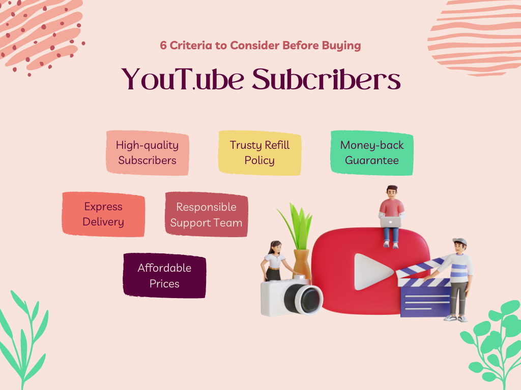 You can pay attention to those criteria before buying subscribers