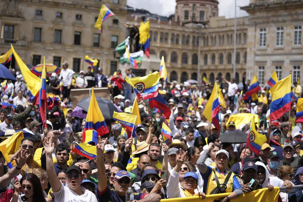 Colombia's Citizens Protest Against Far Left Government