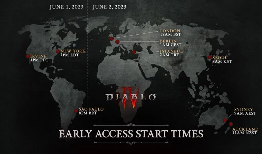 Diablo 4: Release Date For Early Access And Full Release