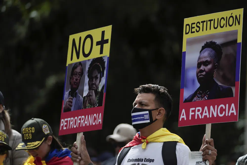 Colombia's Citizens Protest Against Far Left Government