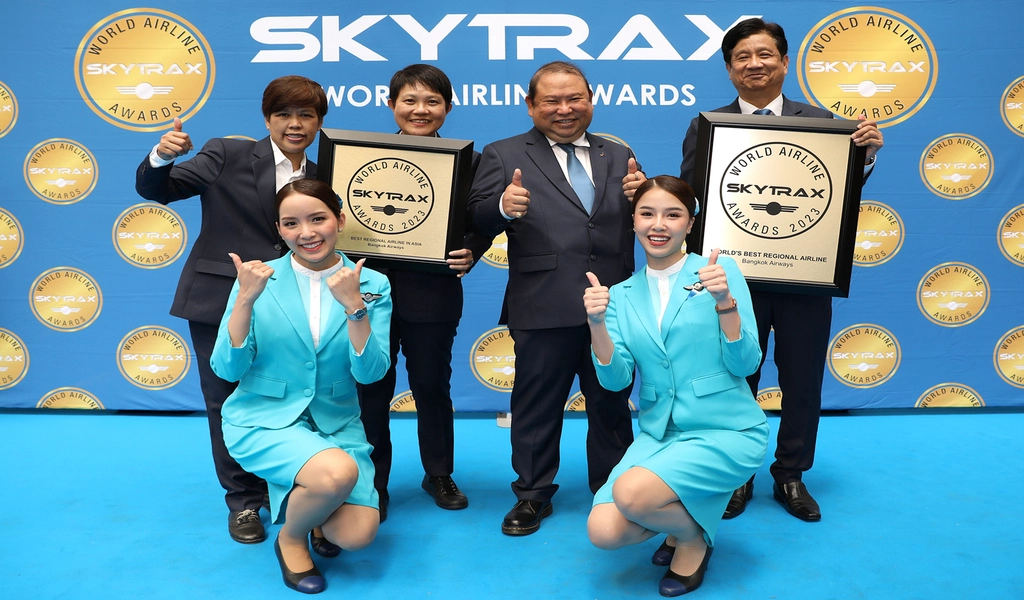 Bangkok Airways Wins 'World's Best Regional Airline Awards for 7th Consecutive year