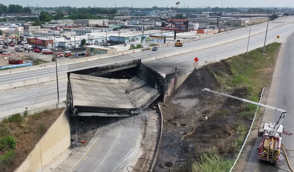 Body Recovered from Philadelphia I 95 Highway Collapse After Fiery Truck Crash 1