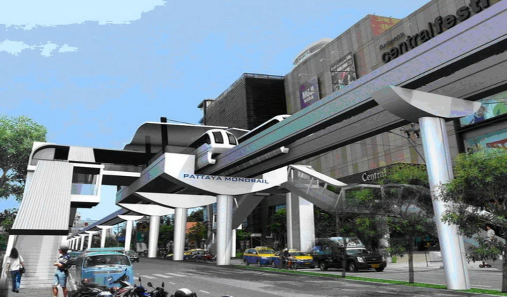 Pattaya Introducing Four Monorail Lines to Alleviate Traffic Congestion