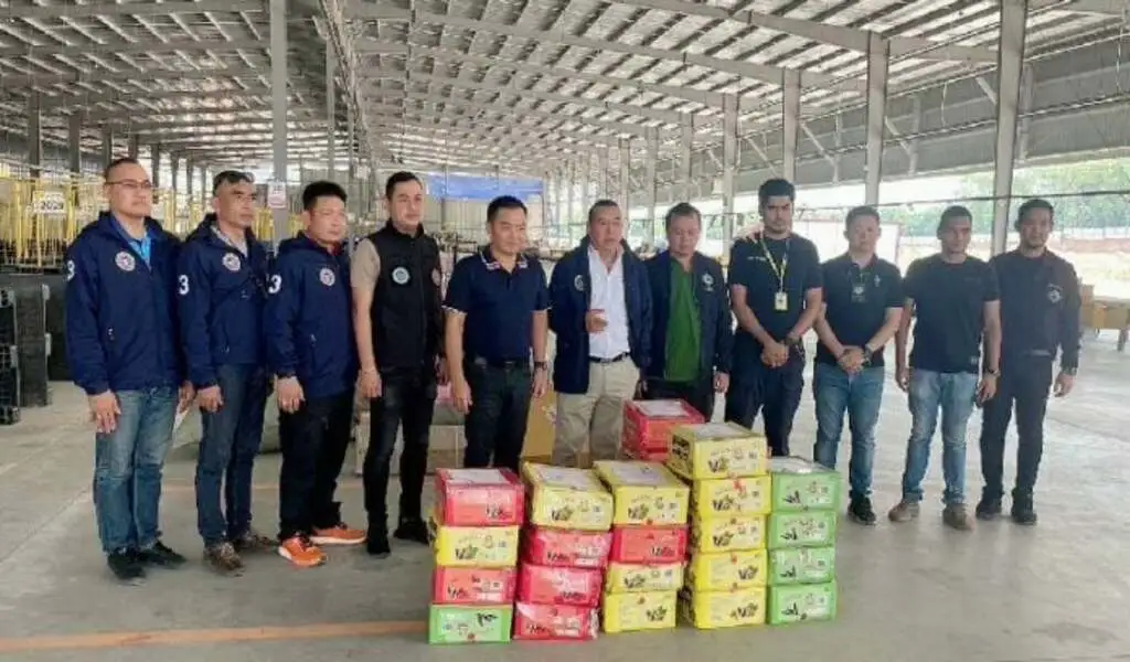 Police Seize 620,000 Meth Pills Hidden in Sunflower Seed Crates in Songkhla Province
