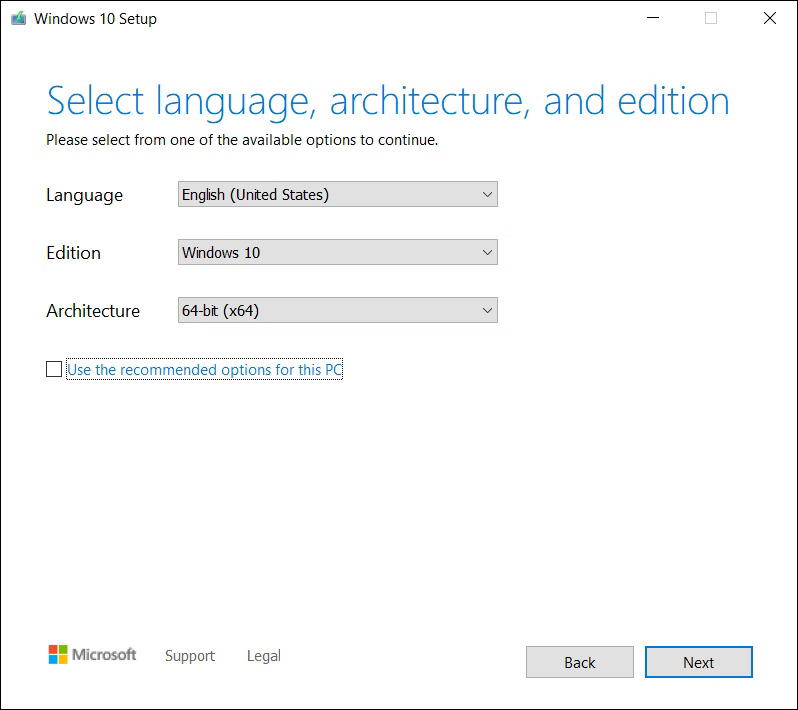muo windows install usb select language2