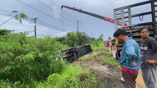 bus accident in Rayong