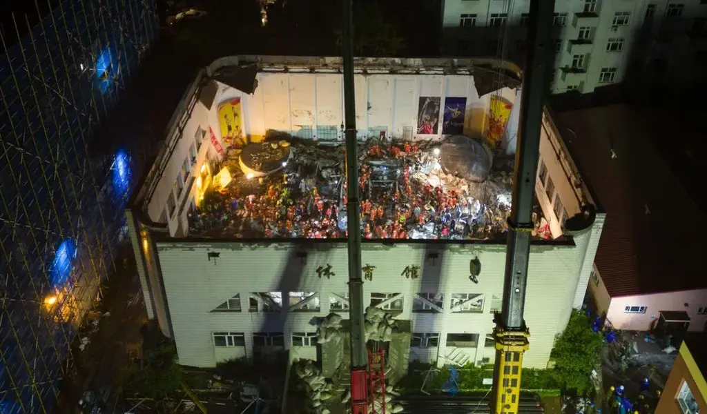 China School Gymnasium Roof Collapse 11 Dead During Girls' Volleyball Practice