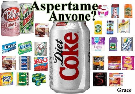 Popular foods containing aspartame