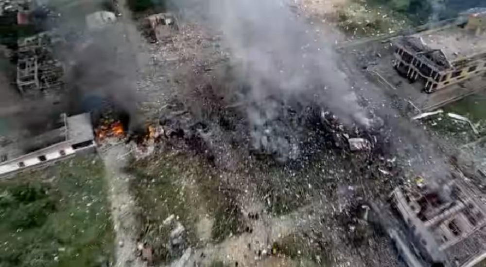 firewaorks explosion Thailand