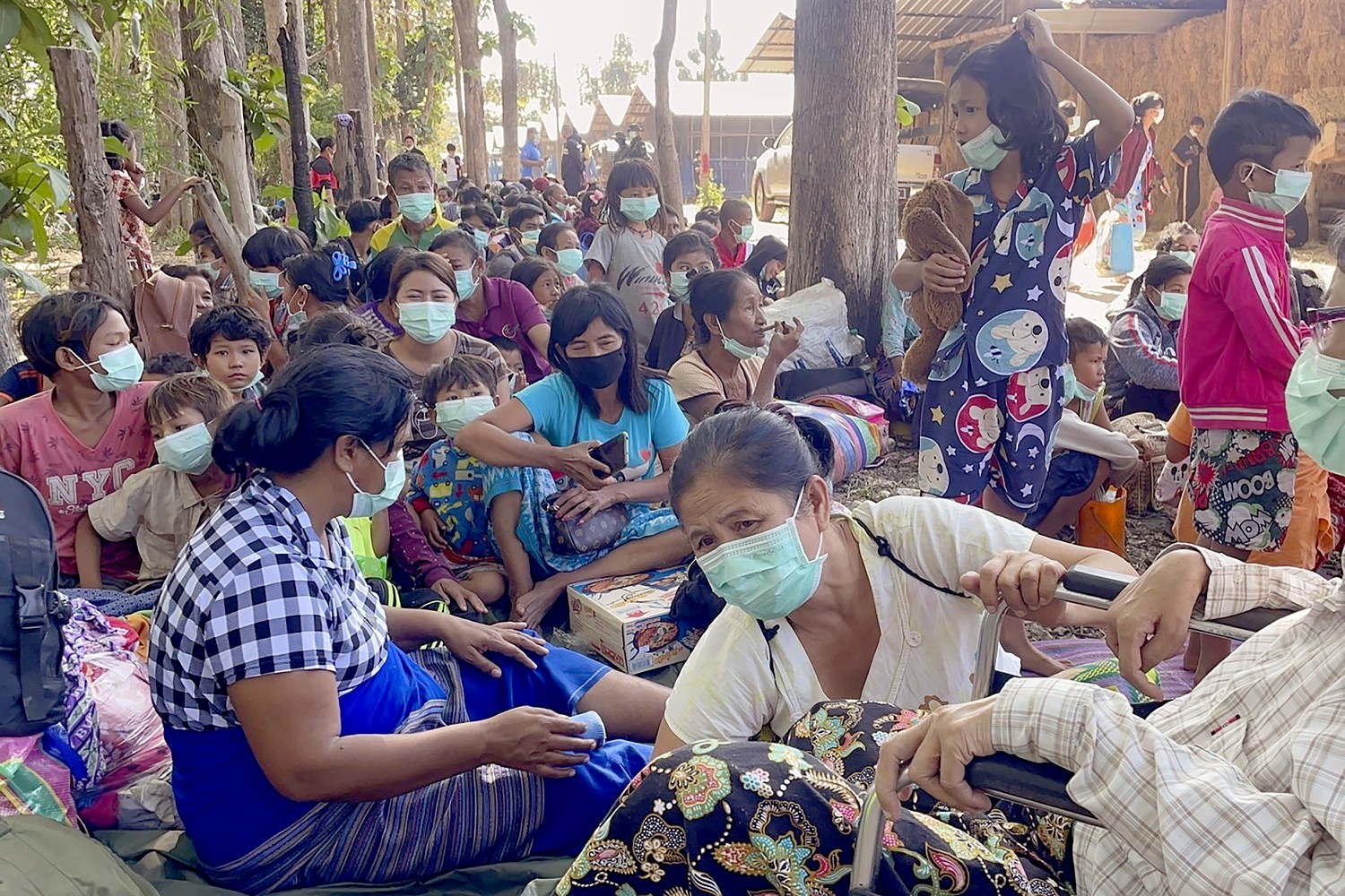 Fighting in Myanmar Forces Over 5,000 Refugees into Northern Thailand