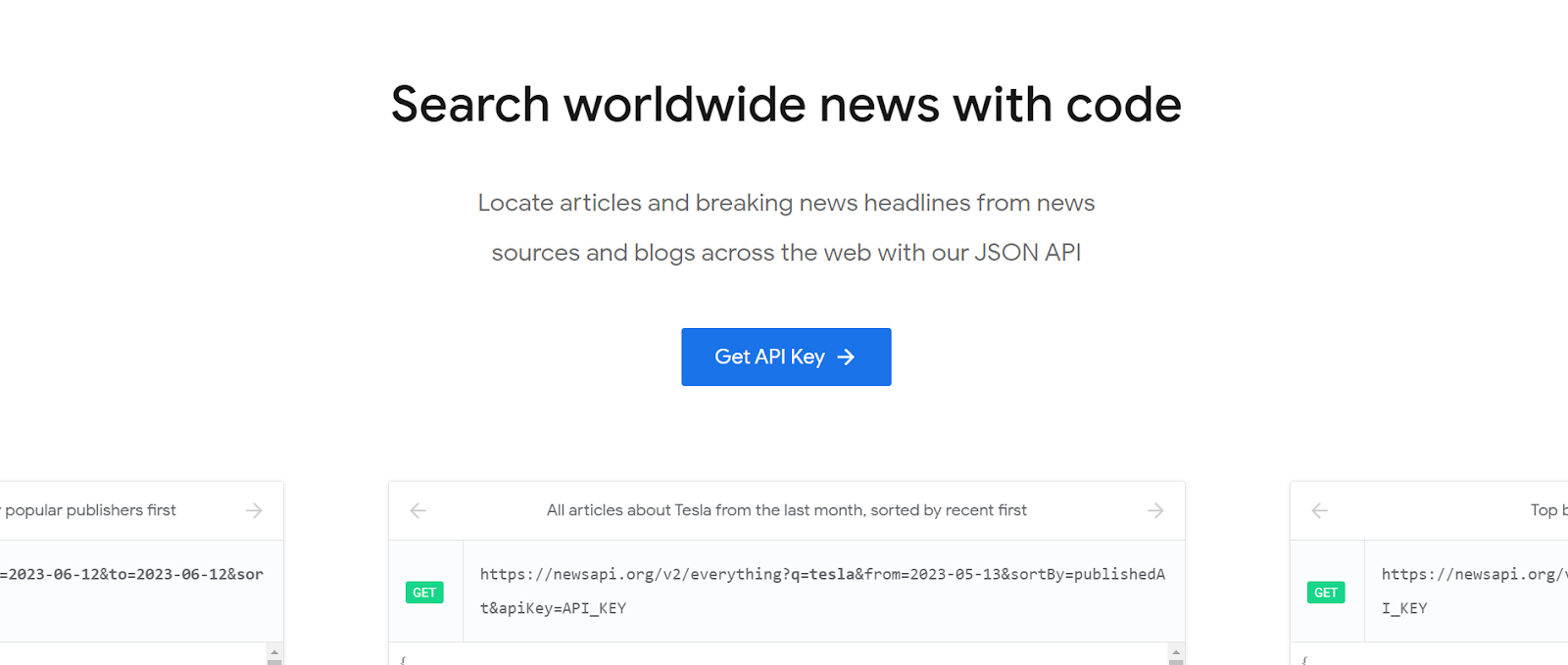 Google News API
