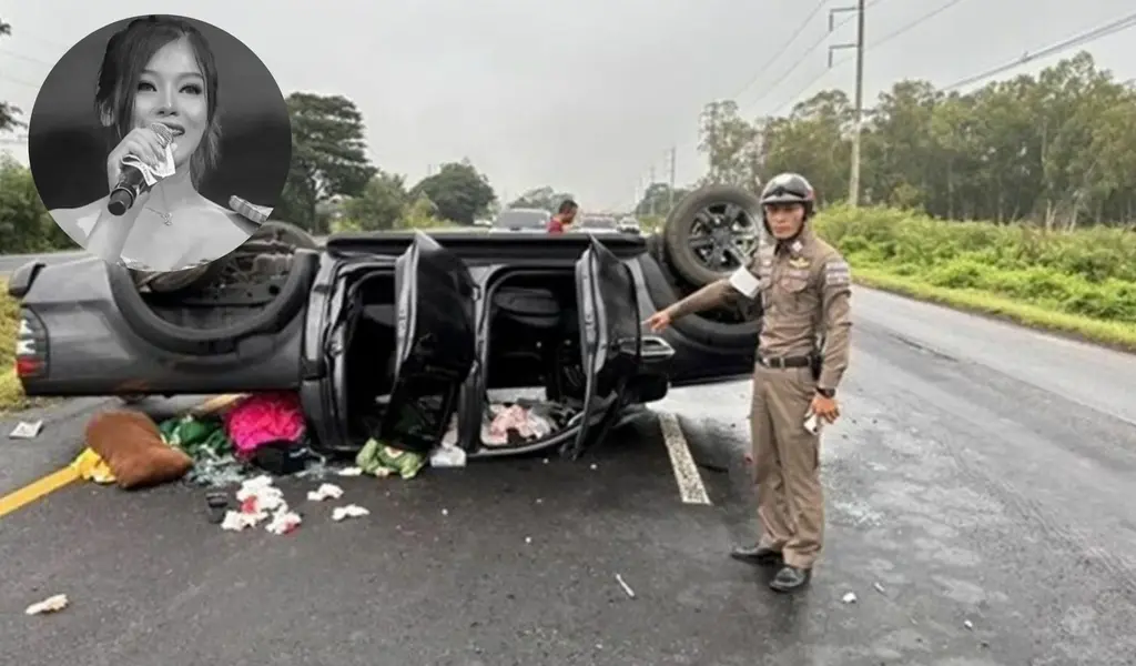 Ann Napaporn, a Rising Star of Thai folk Music, was Killed in a Car Accident