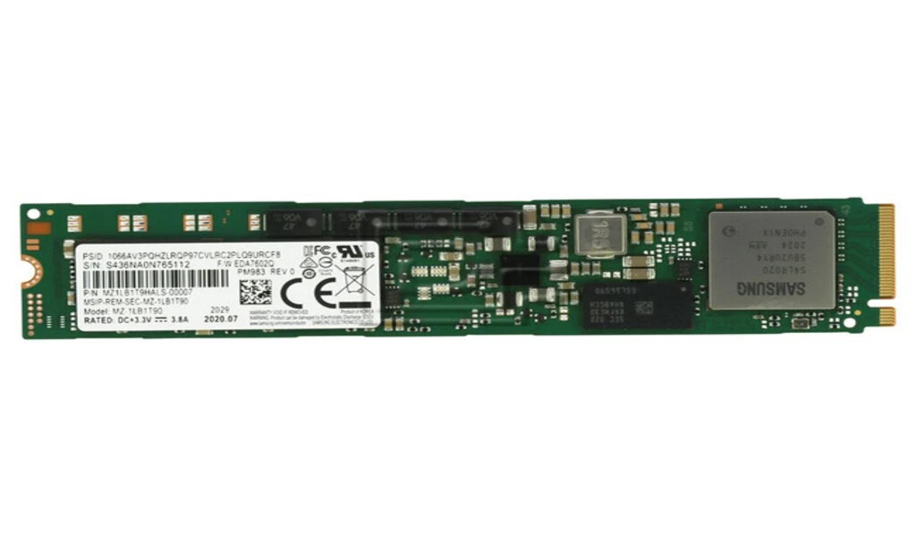 Samsung MZ-1LB1T90 PM863 1.92TB M.2 PCI Express 3.0 X4 Ssd