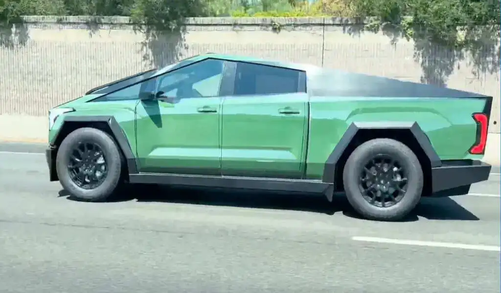 Tesla Wraps Its Cybertruck In a Tundra-Like Wrap In a Troll Move